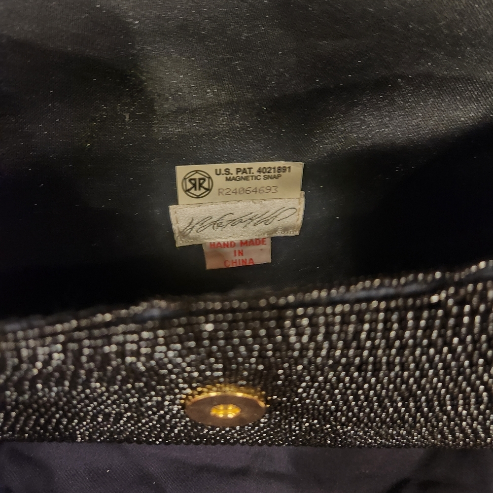 Lord & Taylor Black Beaded Wristlet - Picture 2 of 6